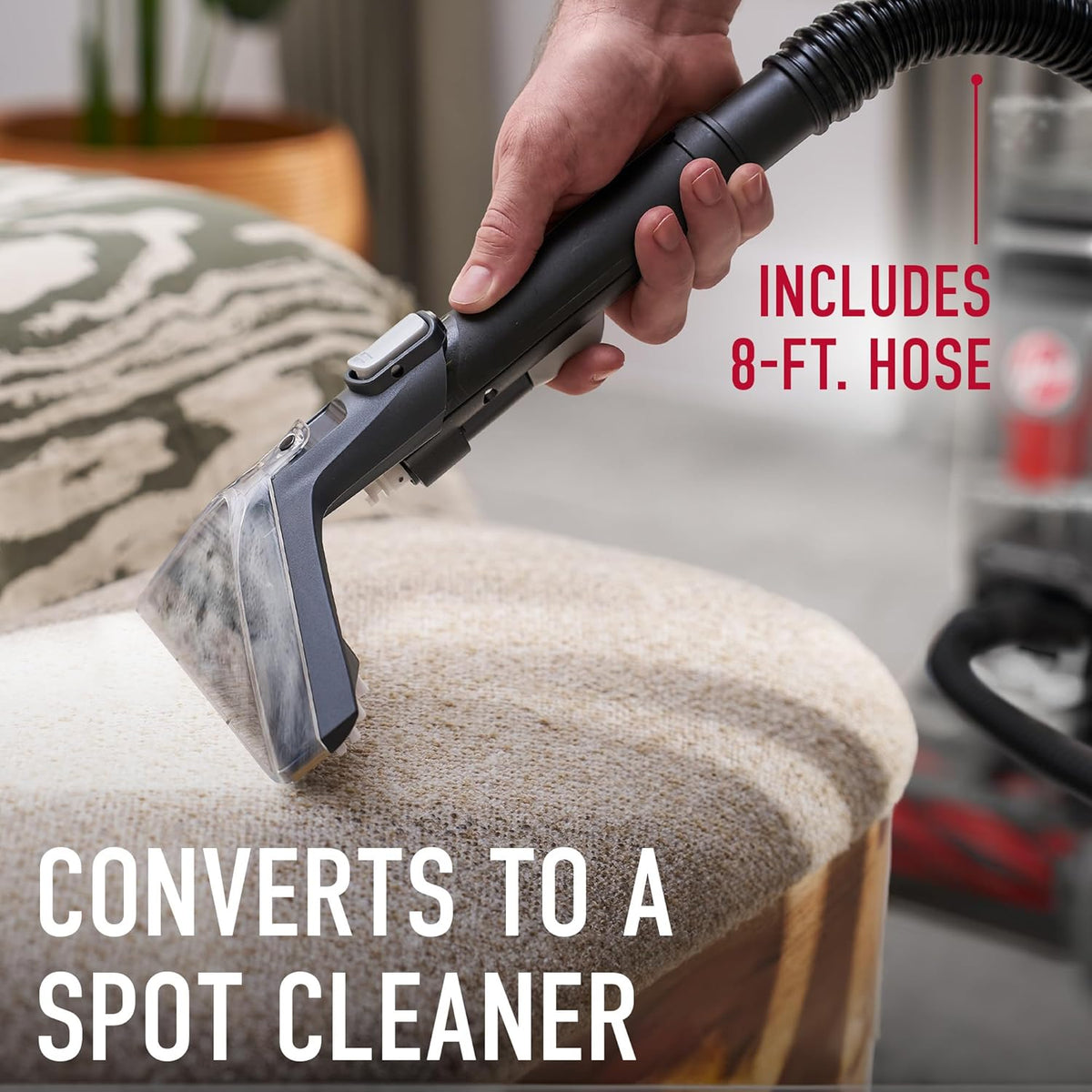 Hoover SmartWash Pet XL Upright Carpet Cleaner Machine for Carpet and Upholstery, Automatic Deep