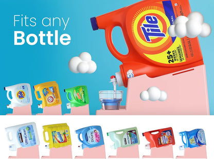 TidyFriend Liquid Laundry Detergent Holder Stand with Drip Tray & Rubber-Grip Feet, Stand for