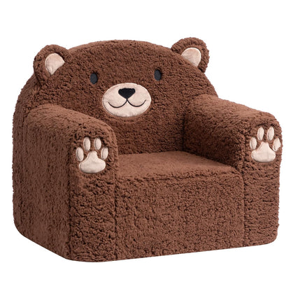 ALIMORDEN Animal Series Kid's Chair, Ultra-Soft Comfy Foam Filled Toddler Sofa Chair, Cute