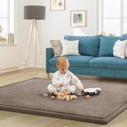 Baby Play Mat for Floor Tummy Time Nursery Rug Muscle Area Rug Playroom Rug Tatami 50 * 50" Memory