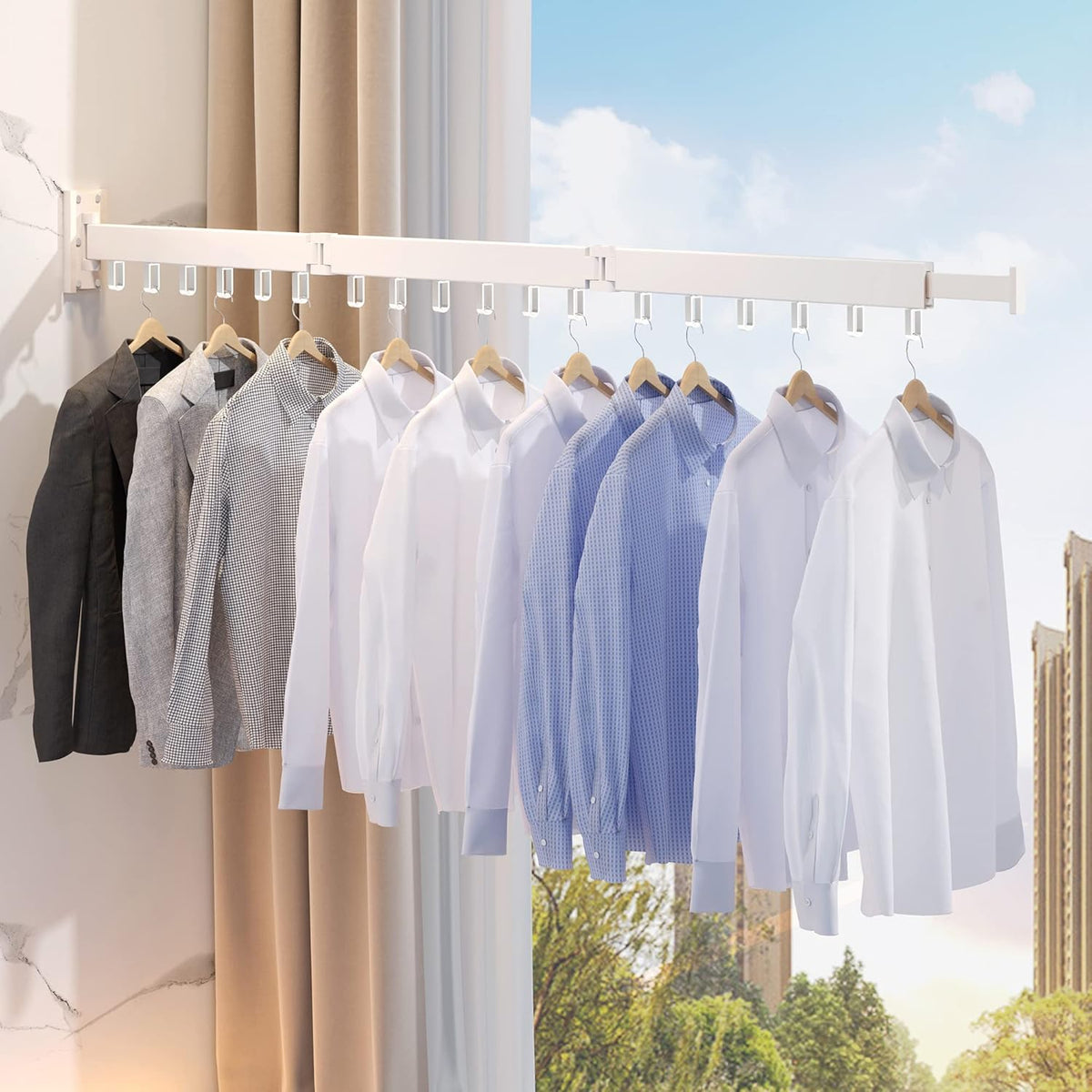Clothes Drying Rack Wall Mounted,Drying Rack Clothing,Clothes Hanging