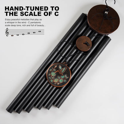 Vanquer Large Wind Chimes for Outside Deep Tone - 46'' Wind Chimes Outdoor Clearance, Windchimes