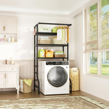 Ulif U11 Over Washer and Dryer Shelves, 3 Tiers Laundry Room Storage and Organizer Standing Shelf