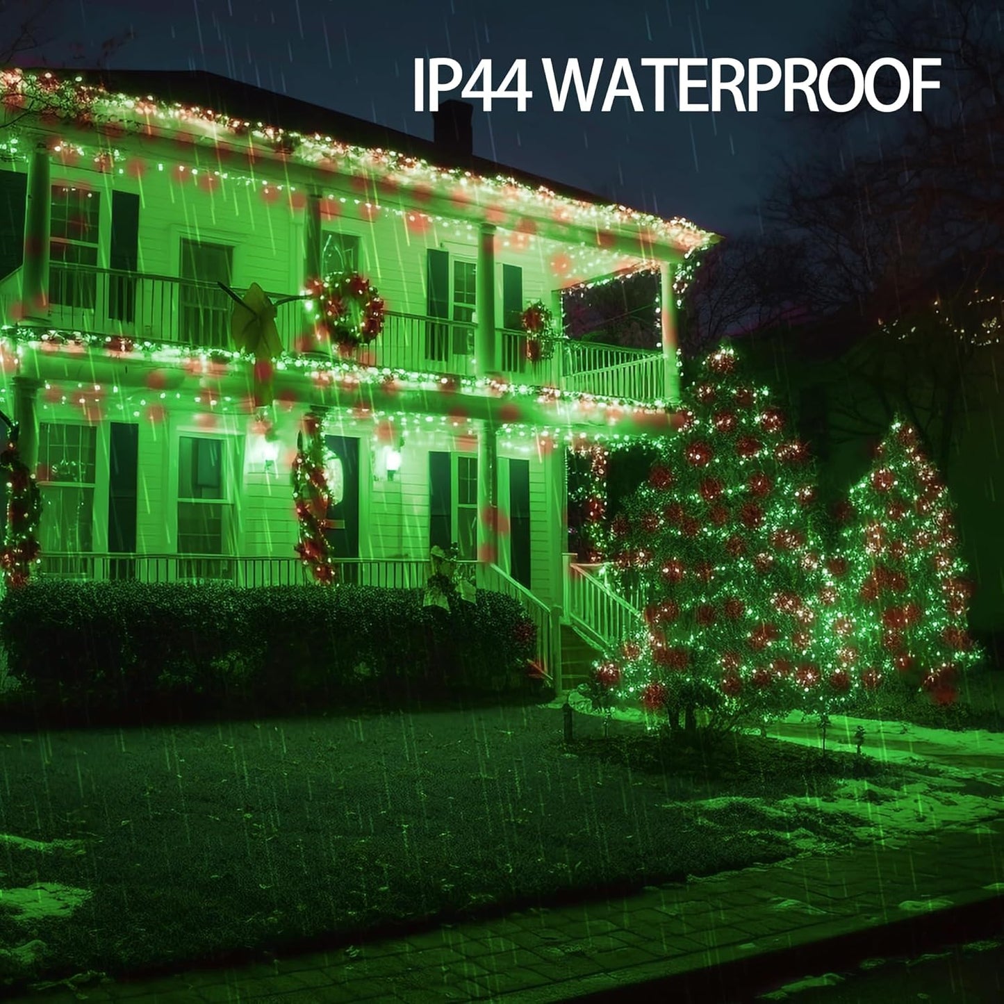 Dazzle Bright Outdoor Christmas String Lights, 1000 LED 328 FT Plug in Fairy Light with Remote