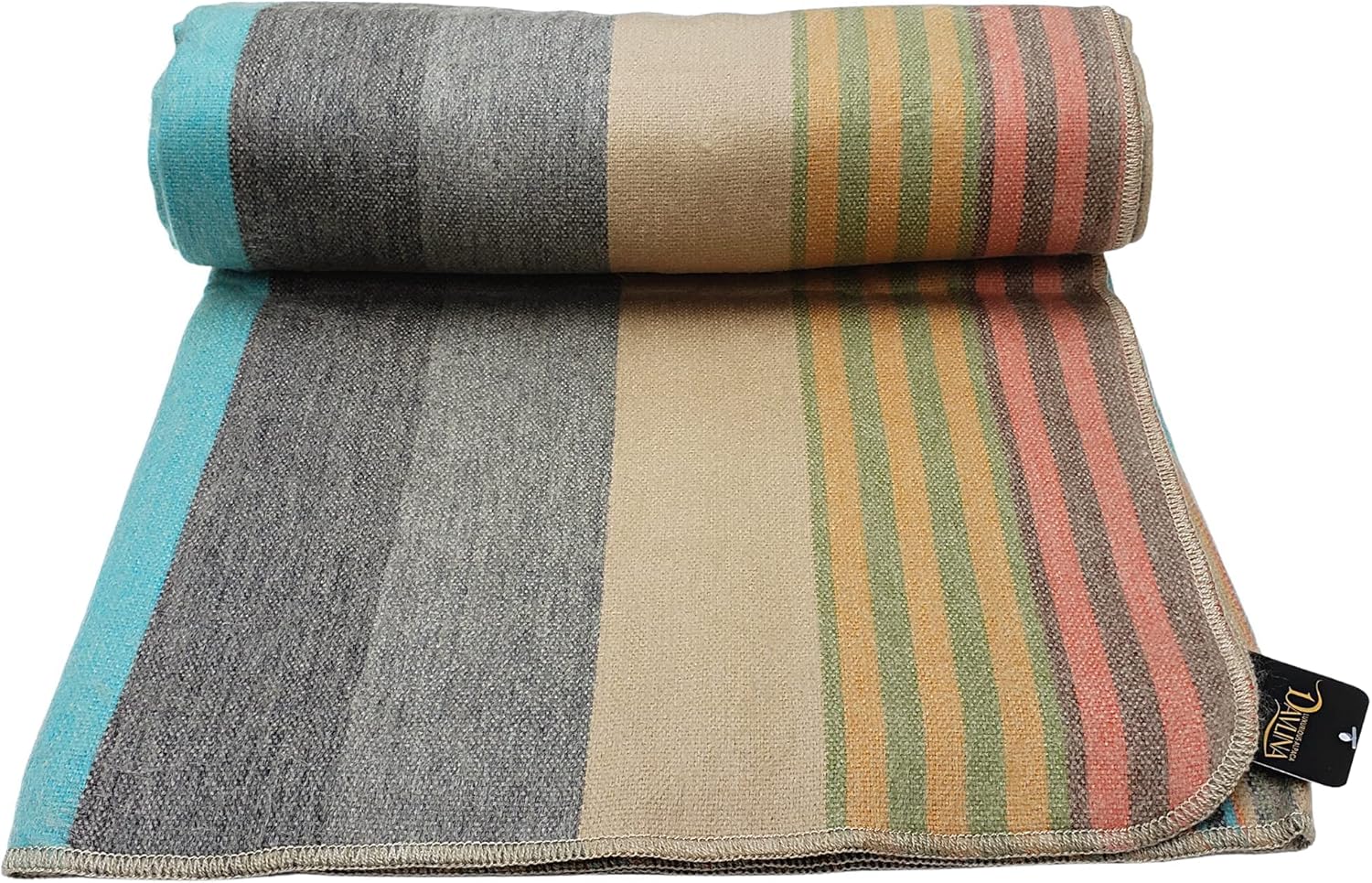 Alpaca Wool Throw Blanket | Super Soft, Lightweight, Breathable and Hypoallergenic | Non-Itchy or
