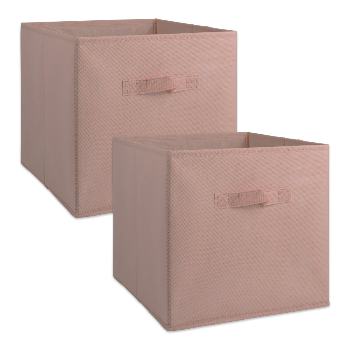DII Collapsible Storage Organizer Bin, Large, 13" Cube, Pink, 2 Count