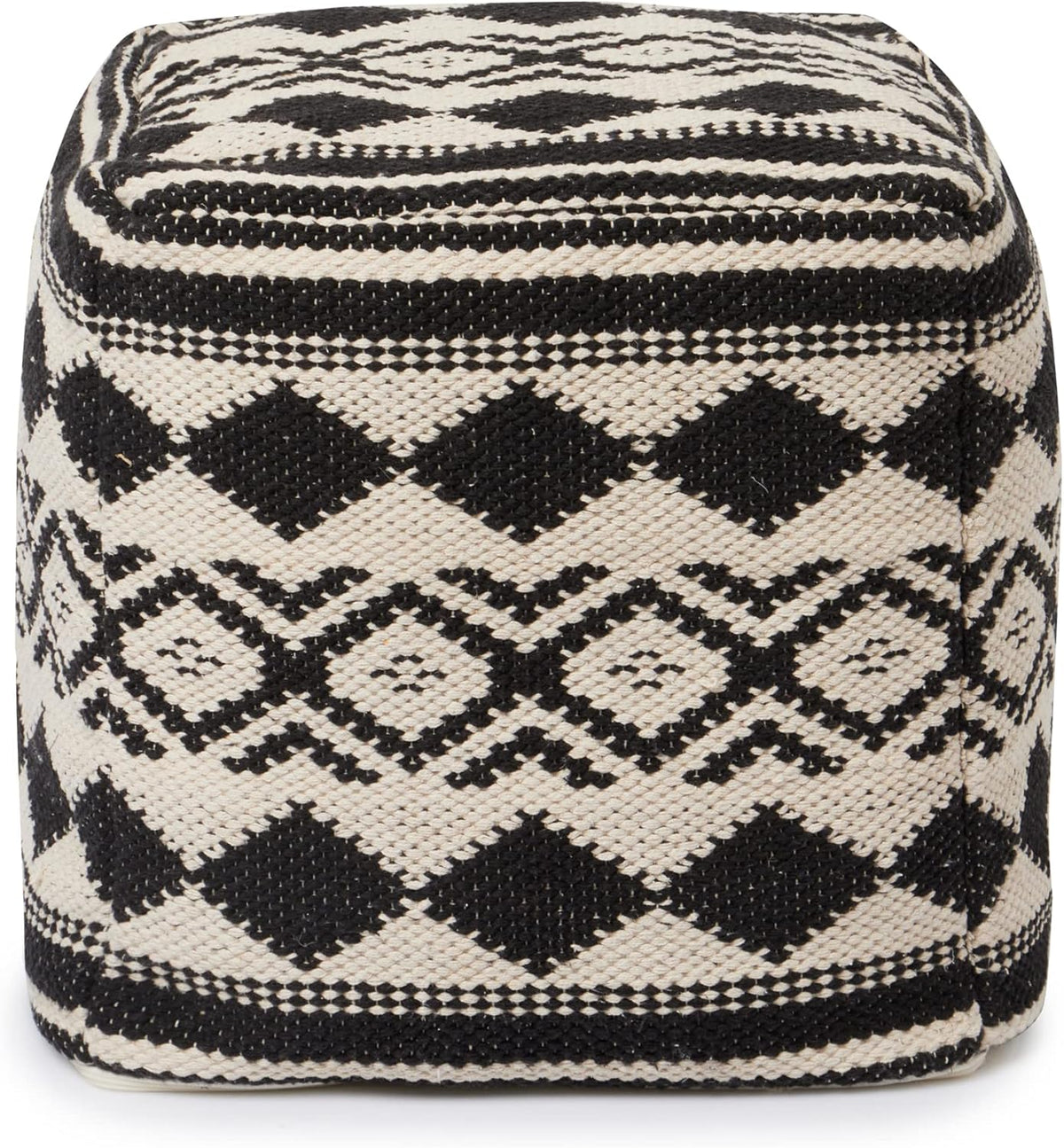 REDEARTH · Tufted Pouf Ottoman with Filler Textured Storage Cube Bean Bag Pouffe Footrest for
