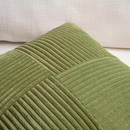 Fancy Homi 2 Packs Moss Green Decorative Throw Pillow Covers 22x22 Inch for Living Room Couch Bed
