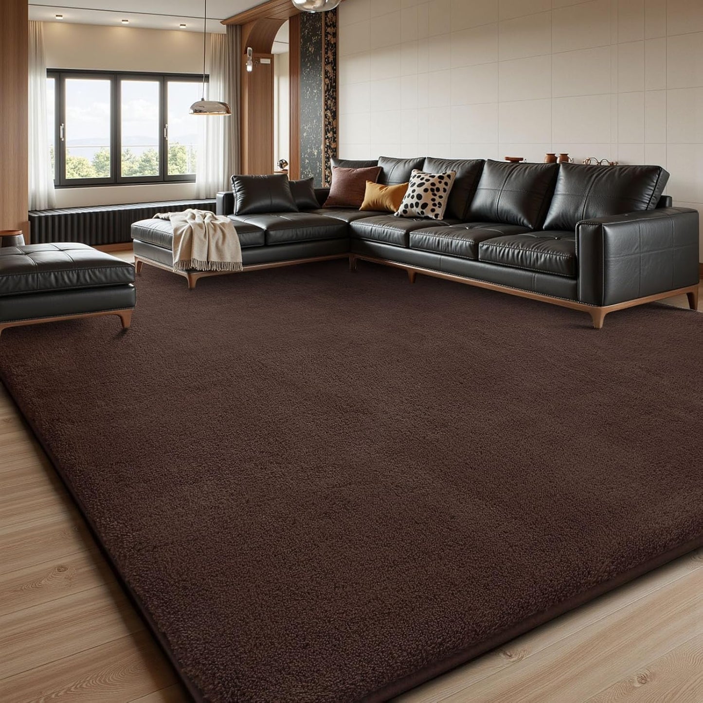 Sour Lemon 10x14 Area Rugs for Living Room, Soft Large Area Rug Fluffy Rugs for Bedroom，Machine