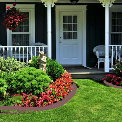 Landscape Edging 33FT, 2in Tall Garden Edging with 30pcs Anchoring Spikes Flexible Edging for