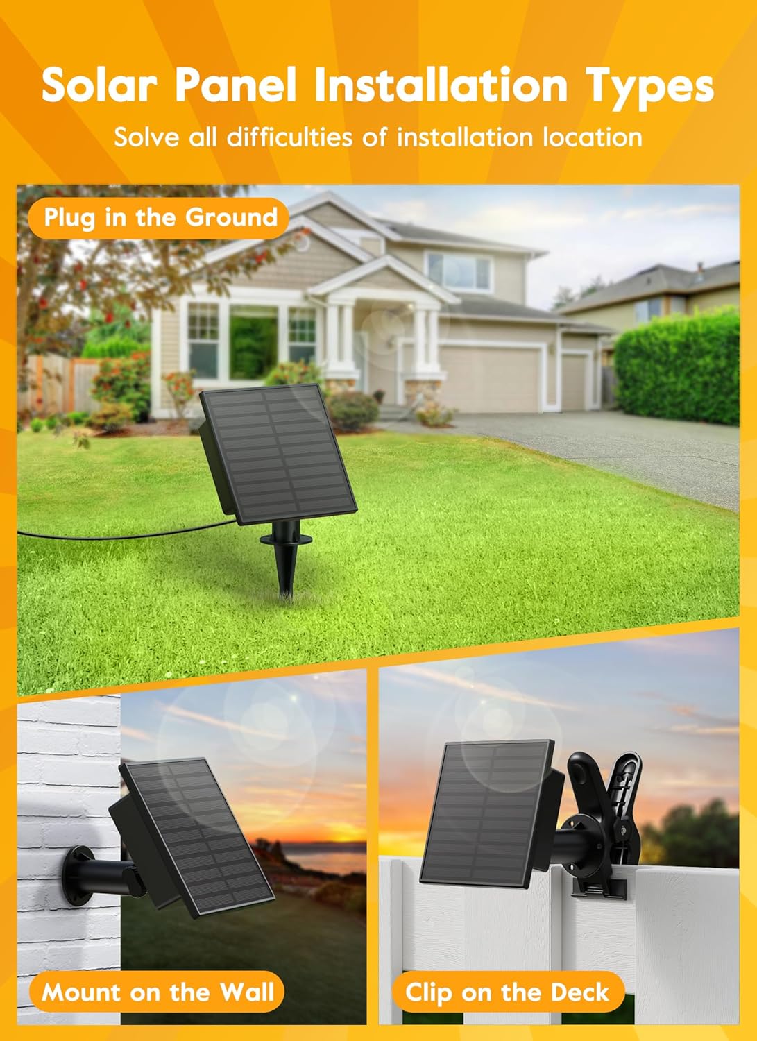 Brightown Solar String Lights Outdoor - 38FT Patio With Remote, 16 Shatterproof LED Bulbs, 3 Light