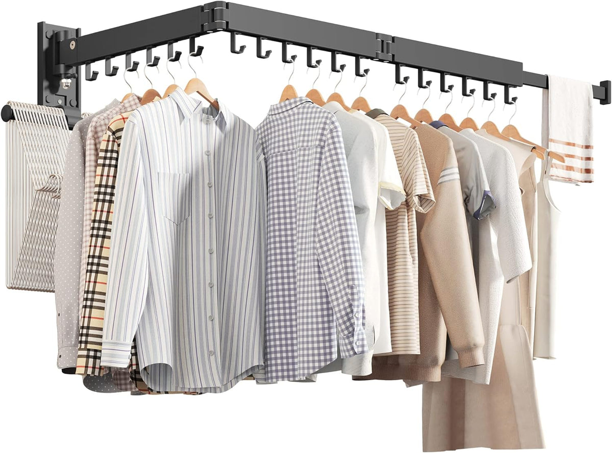 Wall Mounted Clothes Hanger,Clothes Drying Rack,Laundry Drying Rack,Drying Rack Clothing,Laundry