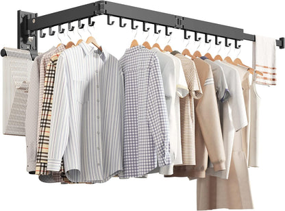 Wall Mounted Clothes Hanger,Clothes Drying Rack,Laundry Drying Rack,Drying Rack Clothing,Laundry