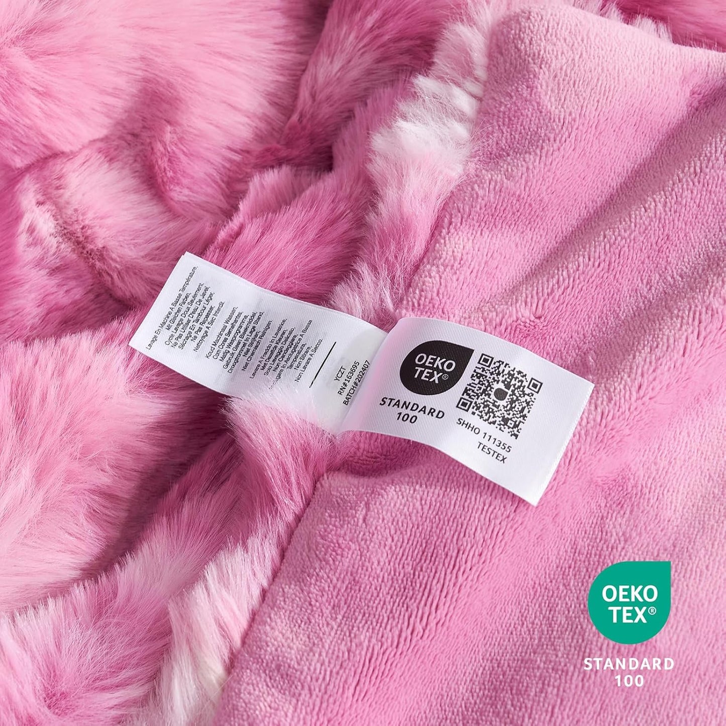Cozy Bliss Faux Fur Throw Blanket for Couch, Fuzzy Soft Plush Thick Bubble Blanket for Sofa Bedroom