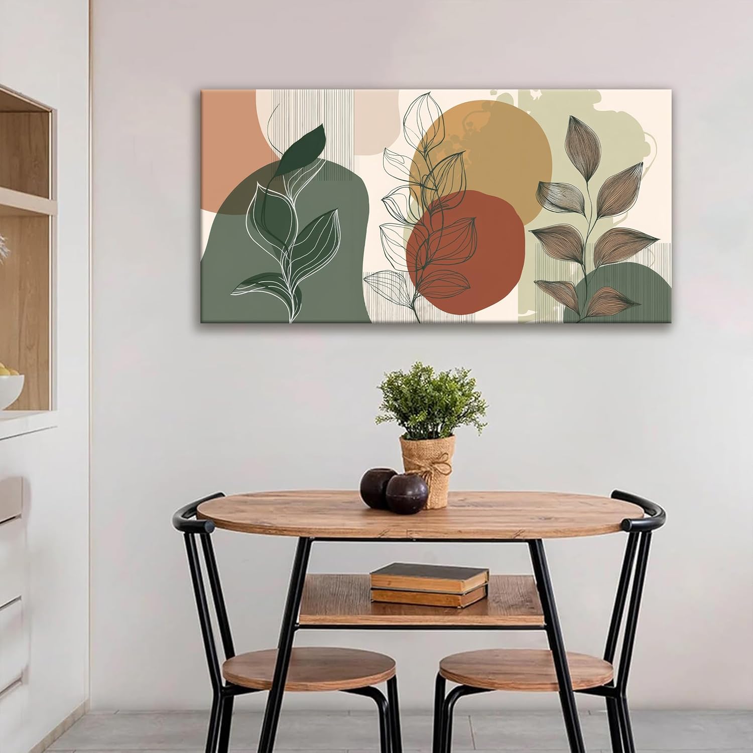 Tsomzxng Abstract Boho Wall Art Century Modern Canvas Art Wall Decor Artwork Abstract Wall Decor