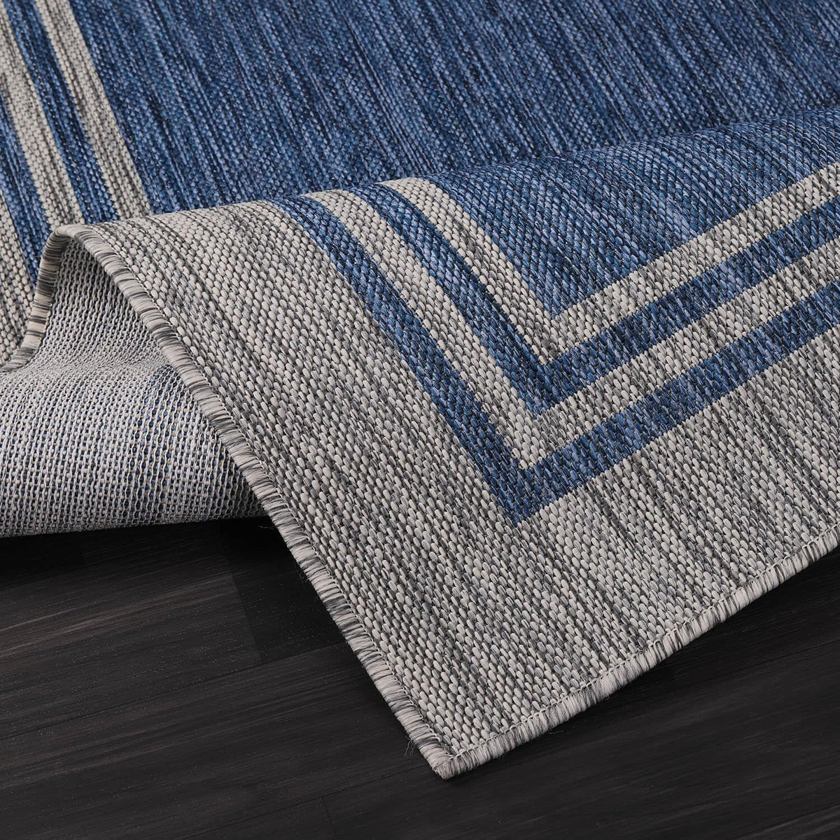 Bordered Outdoor Rug 9x12 Washable Outside Carpet for Indoor Patio Porch Waterproof Easy Cleaning