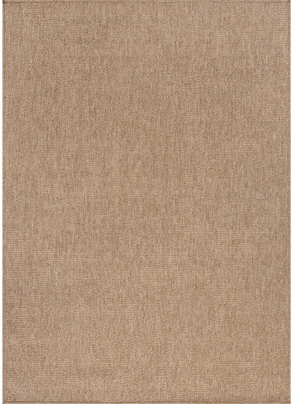 CAMILSON Easy Jute Rug 4x6, Indoor Outdoor Natural Color Fiber Area Rugs for Living Room Patio and