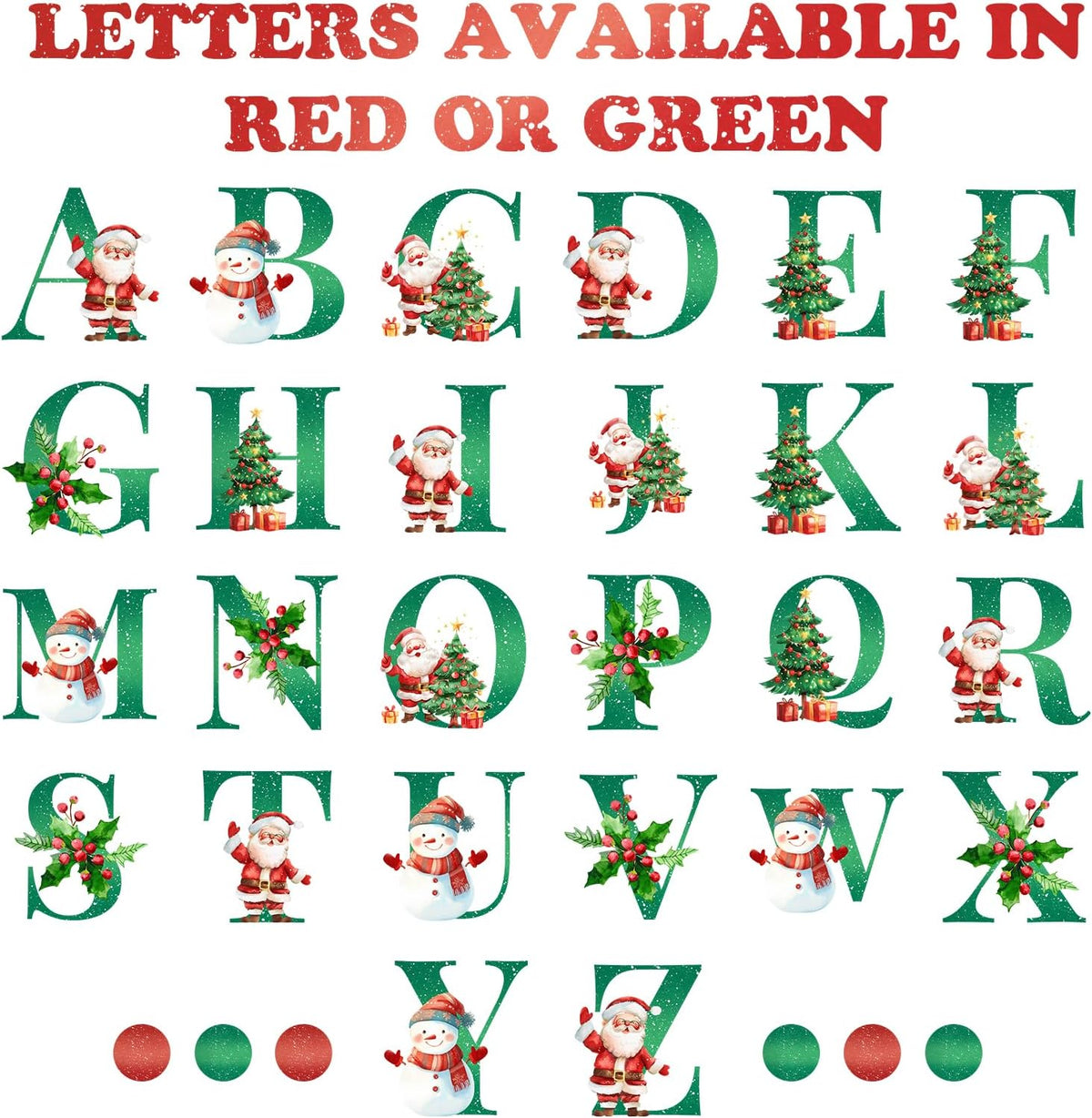 Name Ornaments for Christmas Tree, Personalized Christmas Ornaments 2025, Custom Initial Ornaments