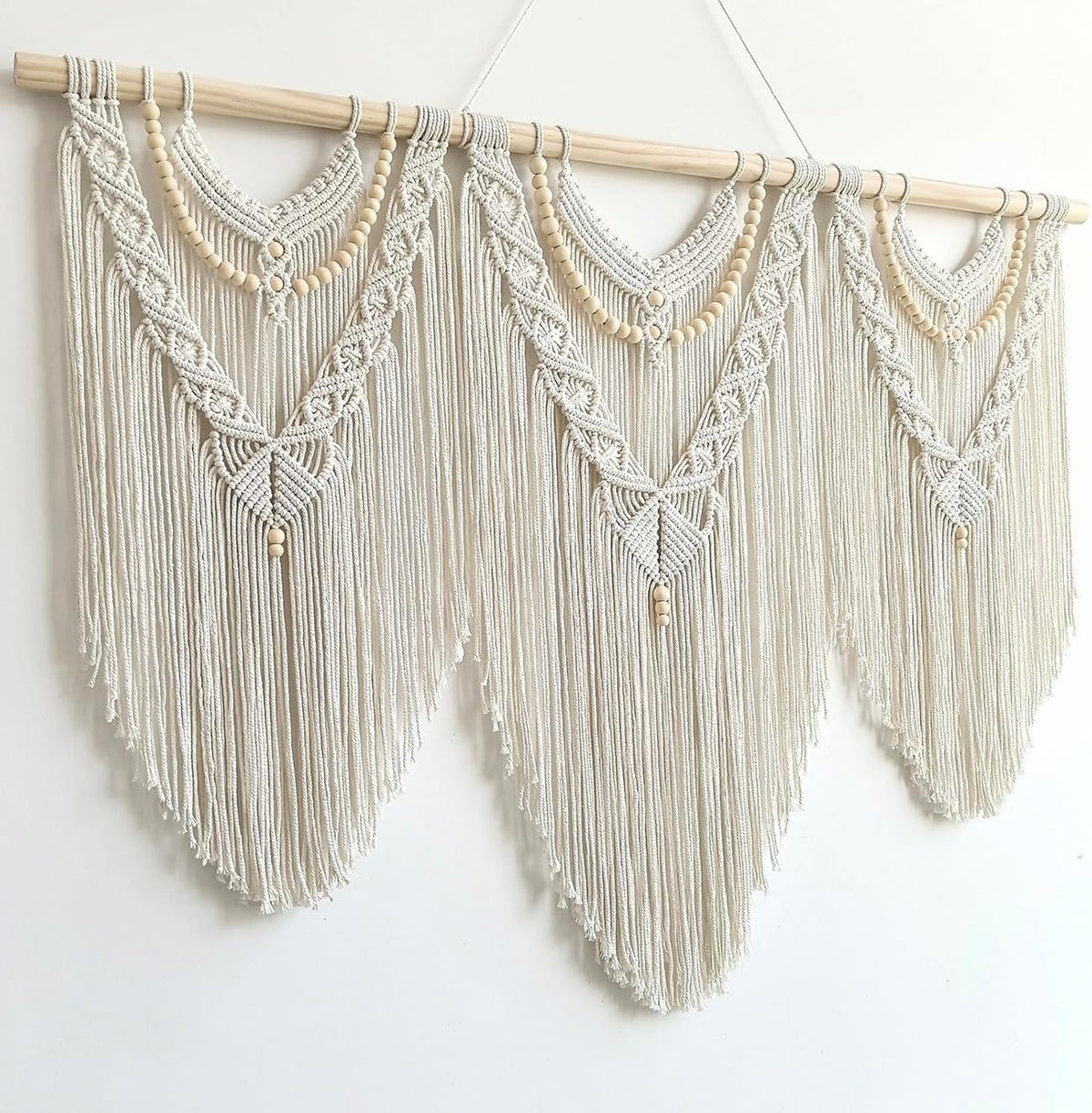 Achart Macrame Wall Hanging Large- Boho Wall Decor- large wall art- Wall Decor Living Room- Macrame