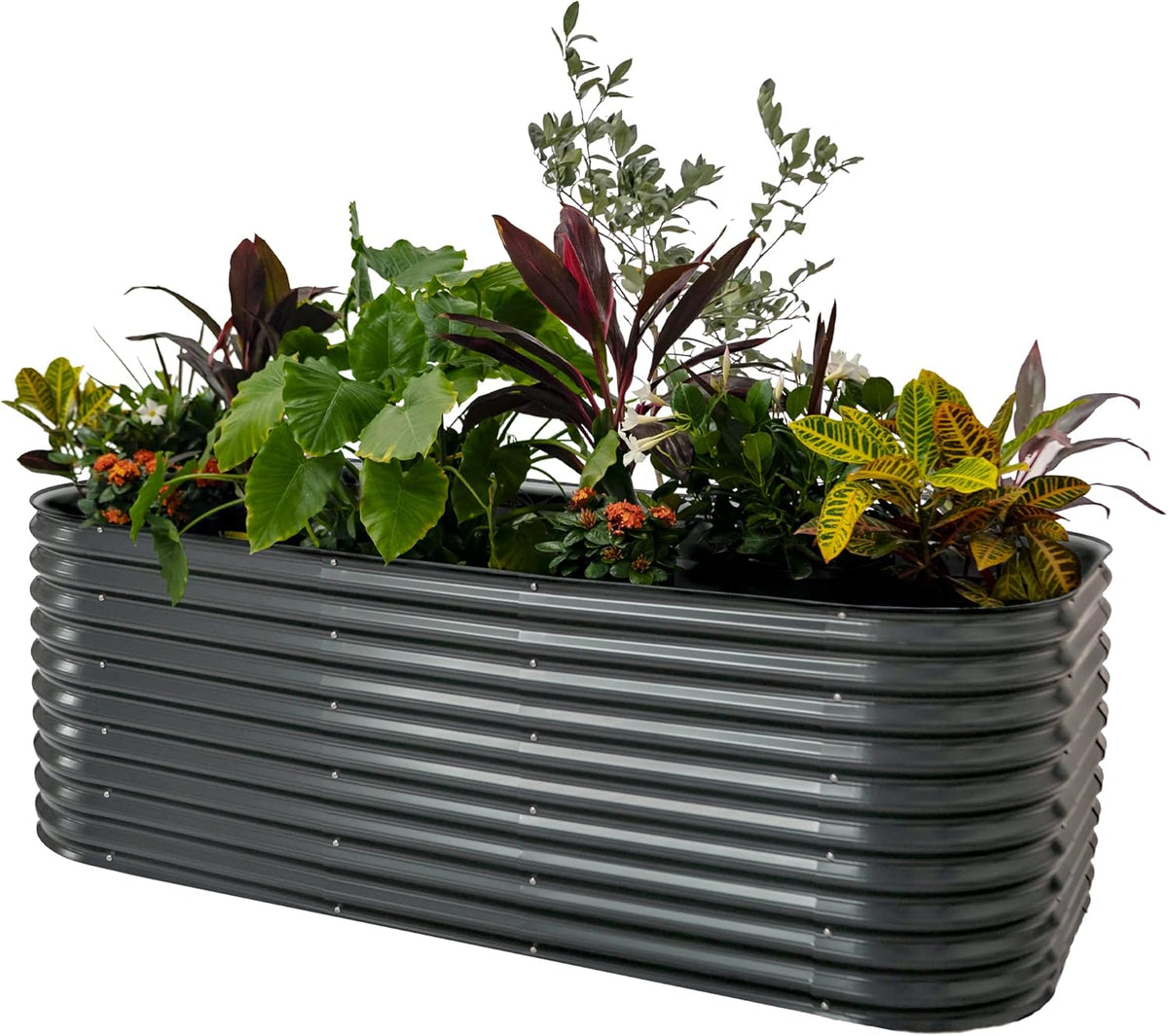 Vego garden 32" Extra Tall Raised Garden Bed Kits,10 in 1 Modular Raised Planter Box for Vegetables