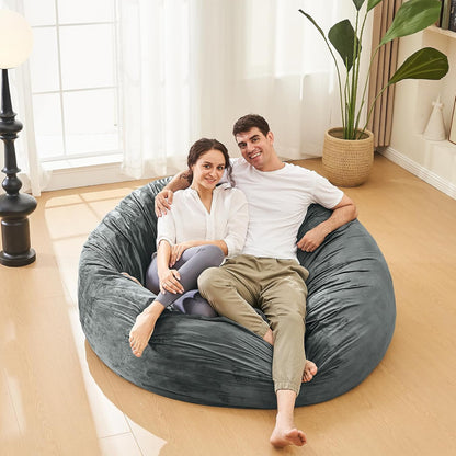Bean Bag Chairs for Adults - Memory Foam Furniture BeanBag Chair - Kids/Teens Sofa with Soft Micro