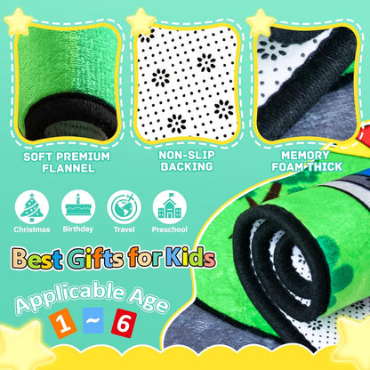 Road Car Rug,City Road Rug for Kids,3x5 Ft Kids Floor Play mat,and Car Carpet Play Mat with