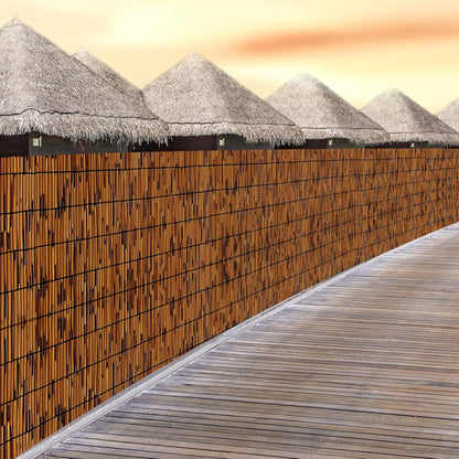 Natural Reed Fencing 6FT X 16.4FT Reed Fence 6FT High Balcony Reed Fence Privacy Reed Screen for
