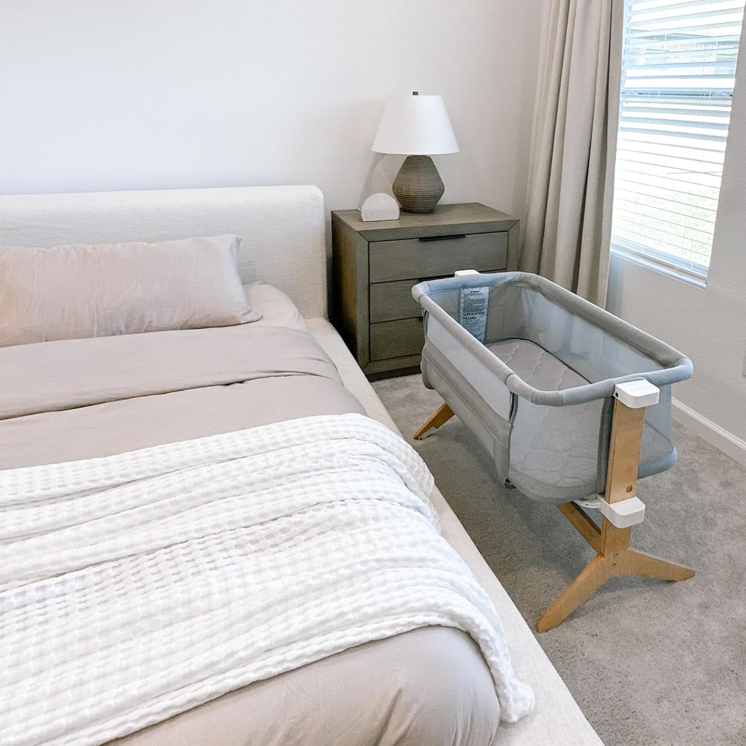 Newton Baby Bassinet & Bedside Sleeper with Mattress & Sheet - Ultra-Breathable & Completely