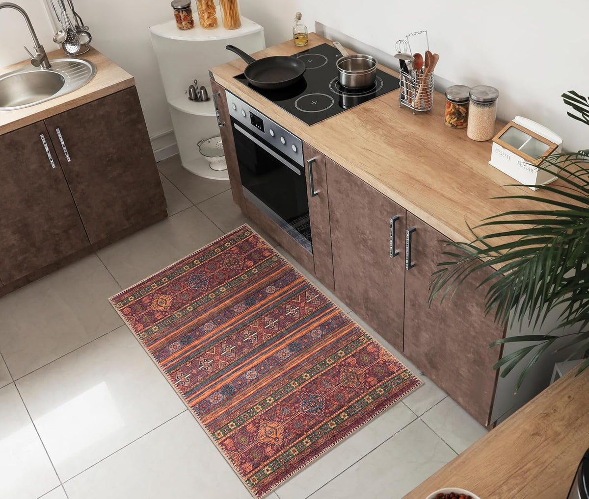 Keen Home Design 2x3 Rug - Machine Washable Entry Rug with Non-Slip Backing, Ideal for Enteryway