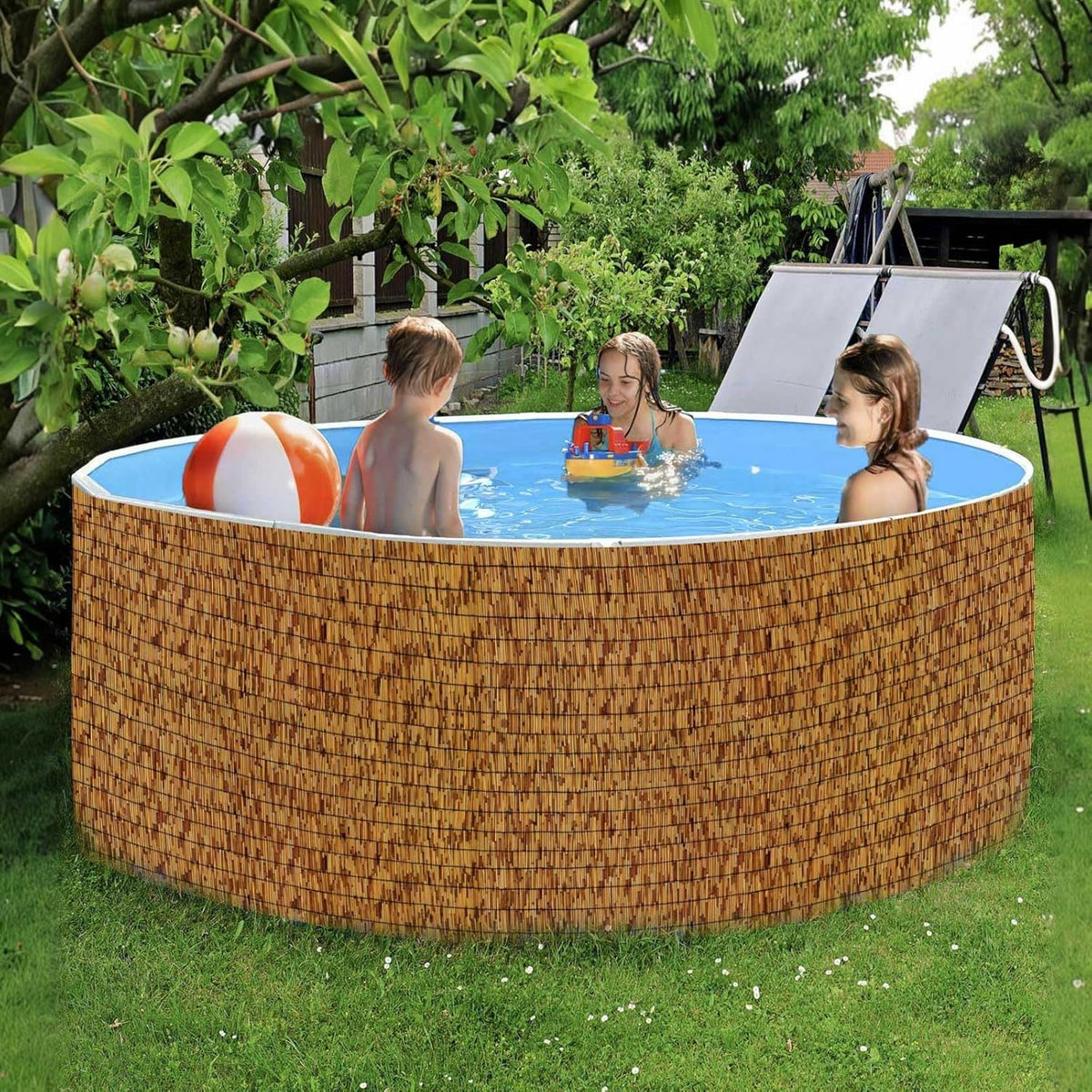 Reed Fencing Rolls,Patio Privacy Screen,Decorative Bamboo Fence Rolls for Patio Balcony Garden