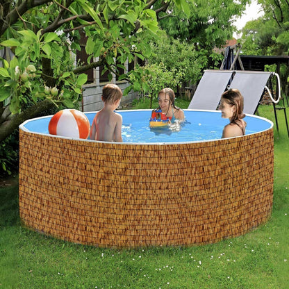 Bamboo Fence,Reed Fencing 4Feet High Bamboo Privacy Screen Outdoor for Patio, Reed Screen for