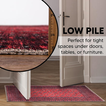 Keen Home Design 2x3 Rug - Machine Washable Entry Rug with Non-Slip Backing, Ideal for Enteryway