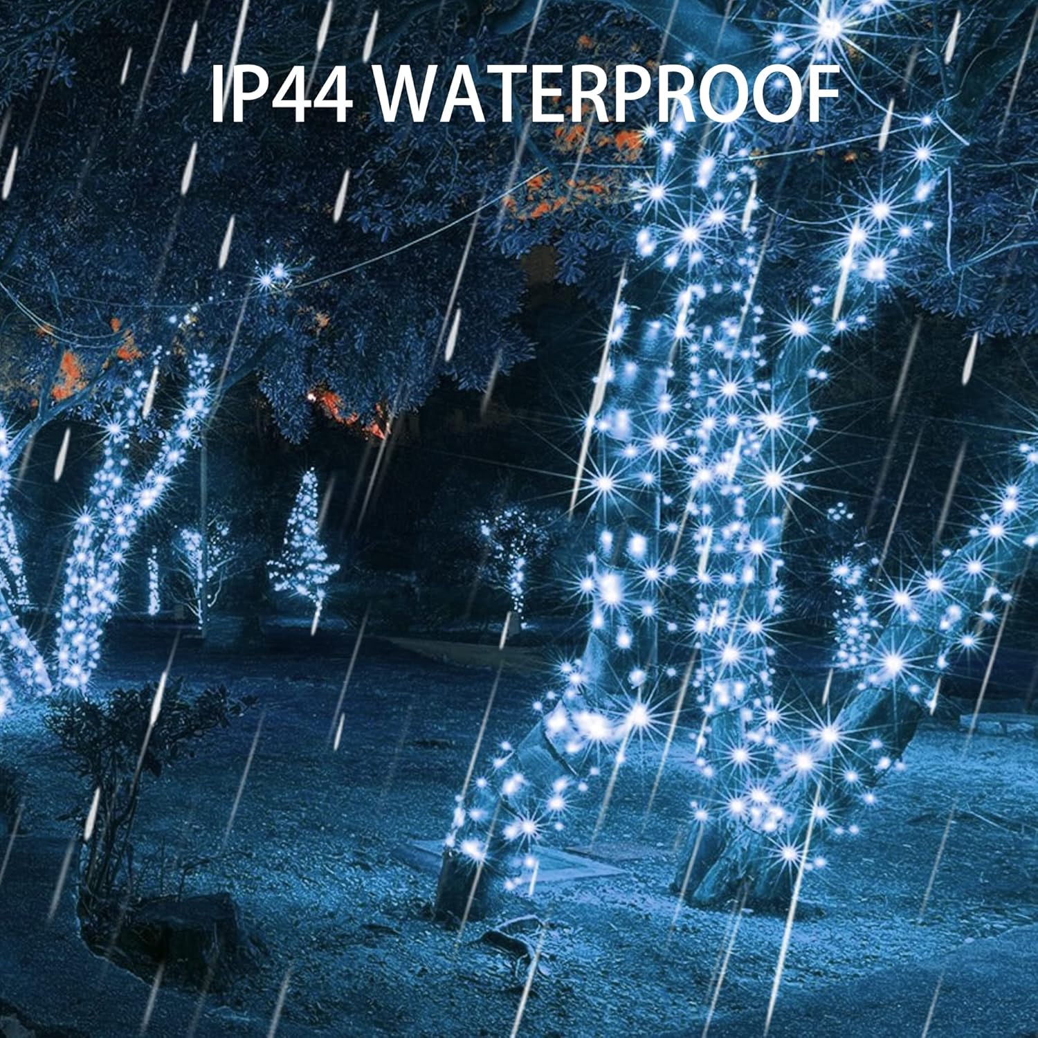 Dazzle Bright 66FT 200 LED Christmas Lights, Christmas String Lights Plug in with 8 Modes