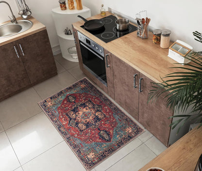 Keen Home Design 2x3 Rug - Machine Washable Entry Rug with Non-Slip Backing, Ideal for Enteryway
