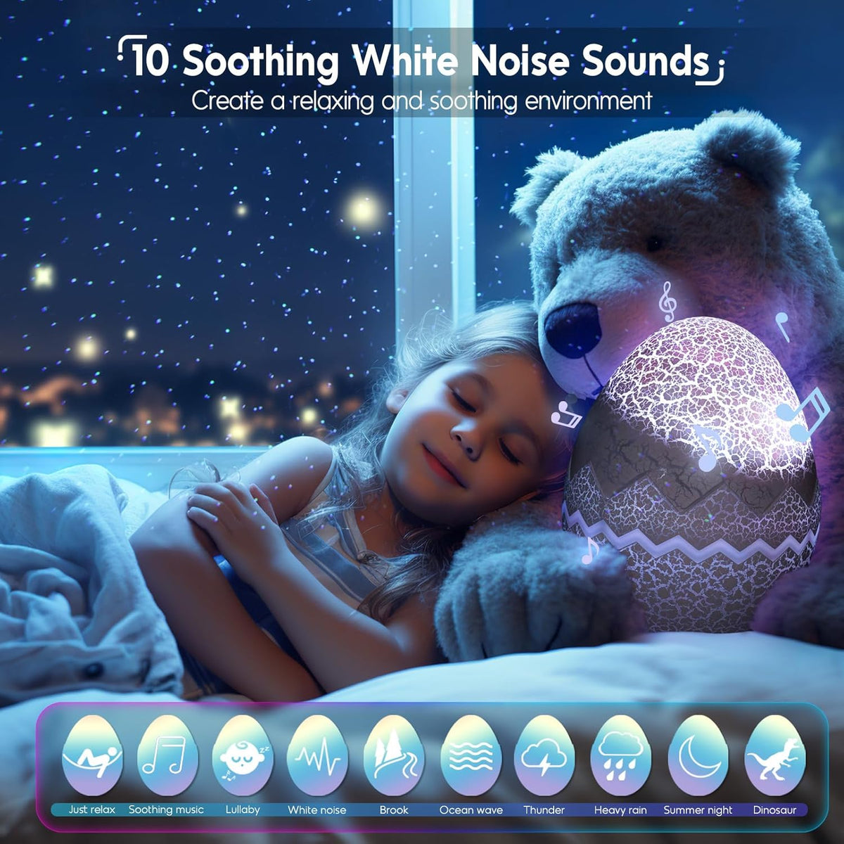 Rossetta Galaxy Projector, Star Projector LED Lights for Bedroom, Outdoor Lighting Projector