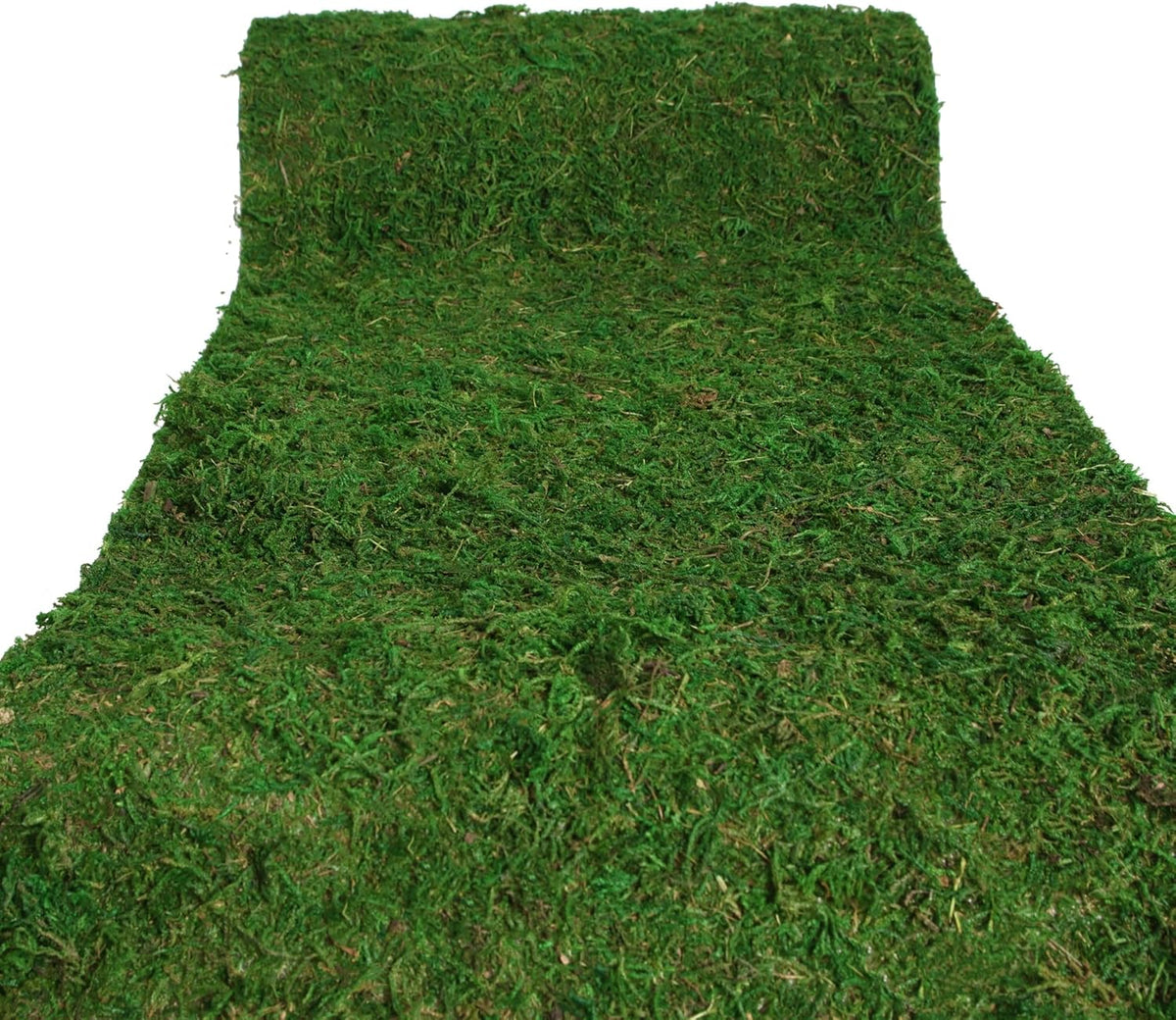 Moss Roll, Dried Moss for Crafts, Moss Table Runner for Fairy Gardens, Wedding Woodland Decor