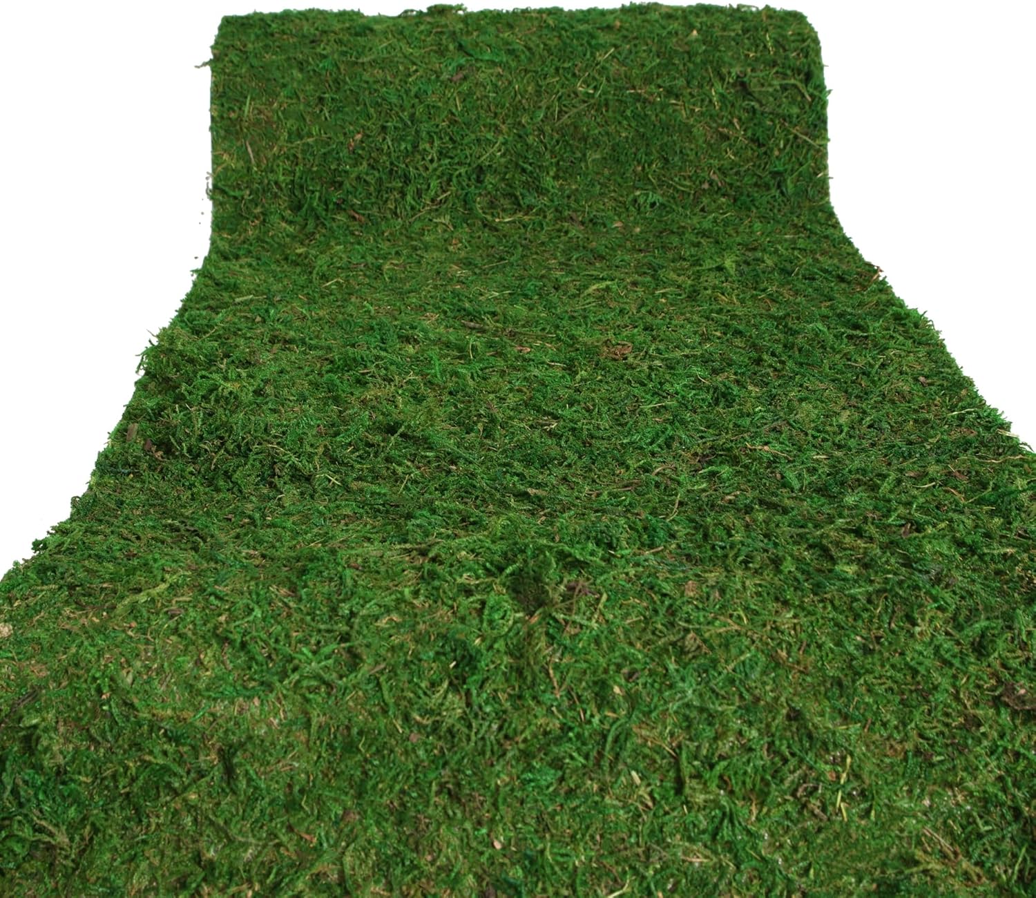 Moss Roll, Dried Moss for Crafts, Moss Table Runner for Fairy Gardens, Wedding Woodland Decor