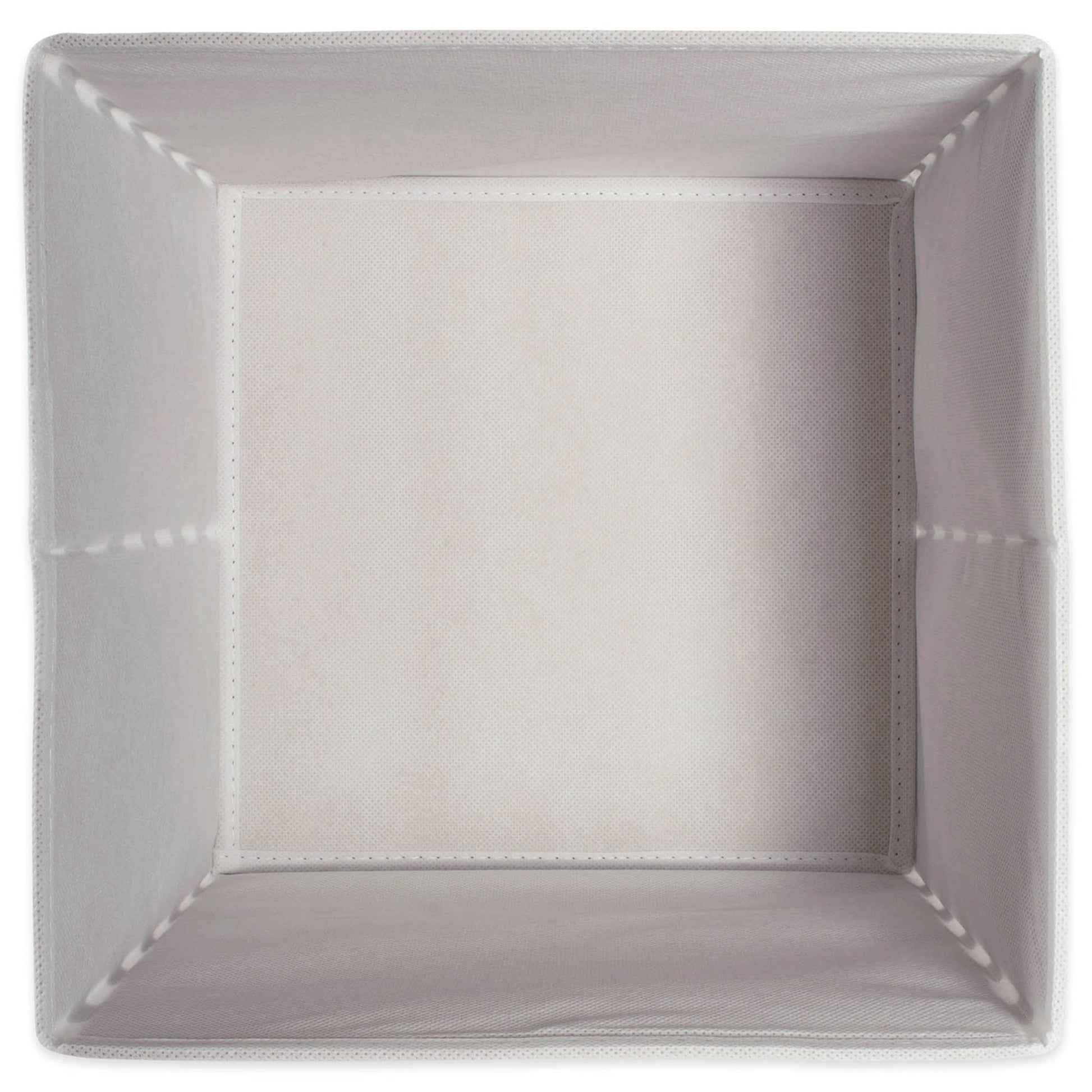 DII Woven Polyester Storage Bin, Polka Dot, White & Gold, Small Set of 4