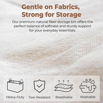 StorageWorks Storage Bins, Shelves Baskets for Organizing, Large Fabric Closet Organizers with