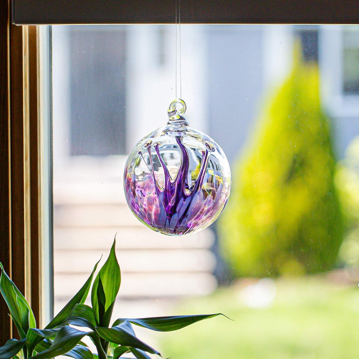 Luke Adams Handmade Glass Gazing Balls for Garden on Clearance – Hand Blown Glass Gazing Ball for