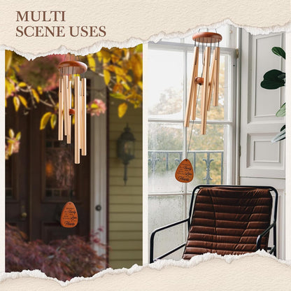 60th Wedding Anniversary Wind Chime, Happy 60th Anniversary Romantic Gifts for Couple, Parents