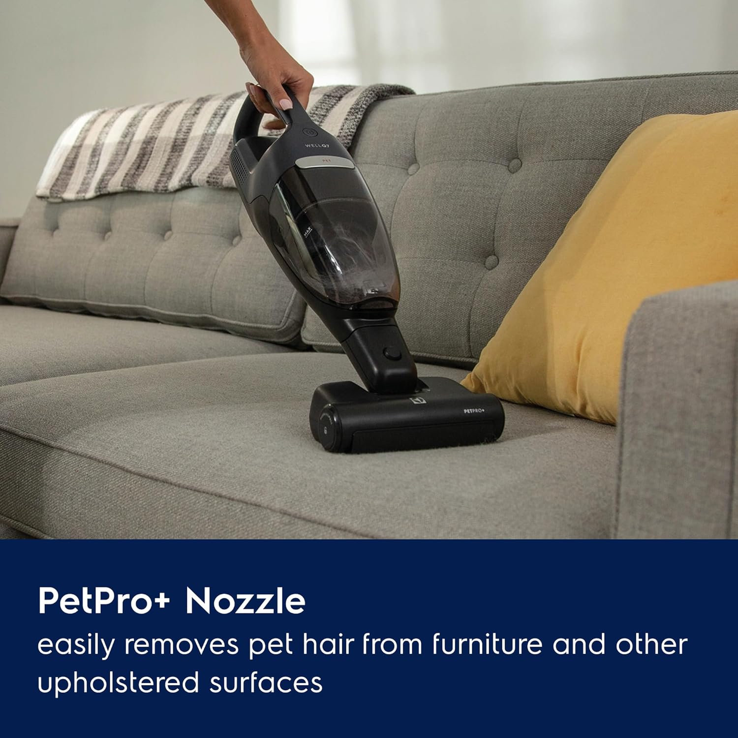 Electrolux WellQ7 Pet Cordless 2-in-1 Vacuum Cleaner with Motorized PetPro+ Nozzle for Easy Pet