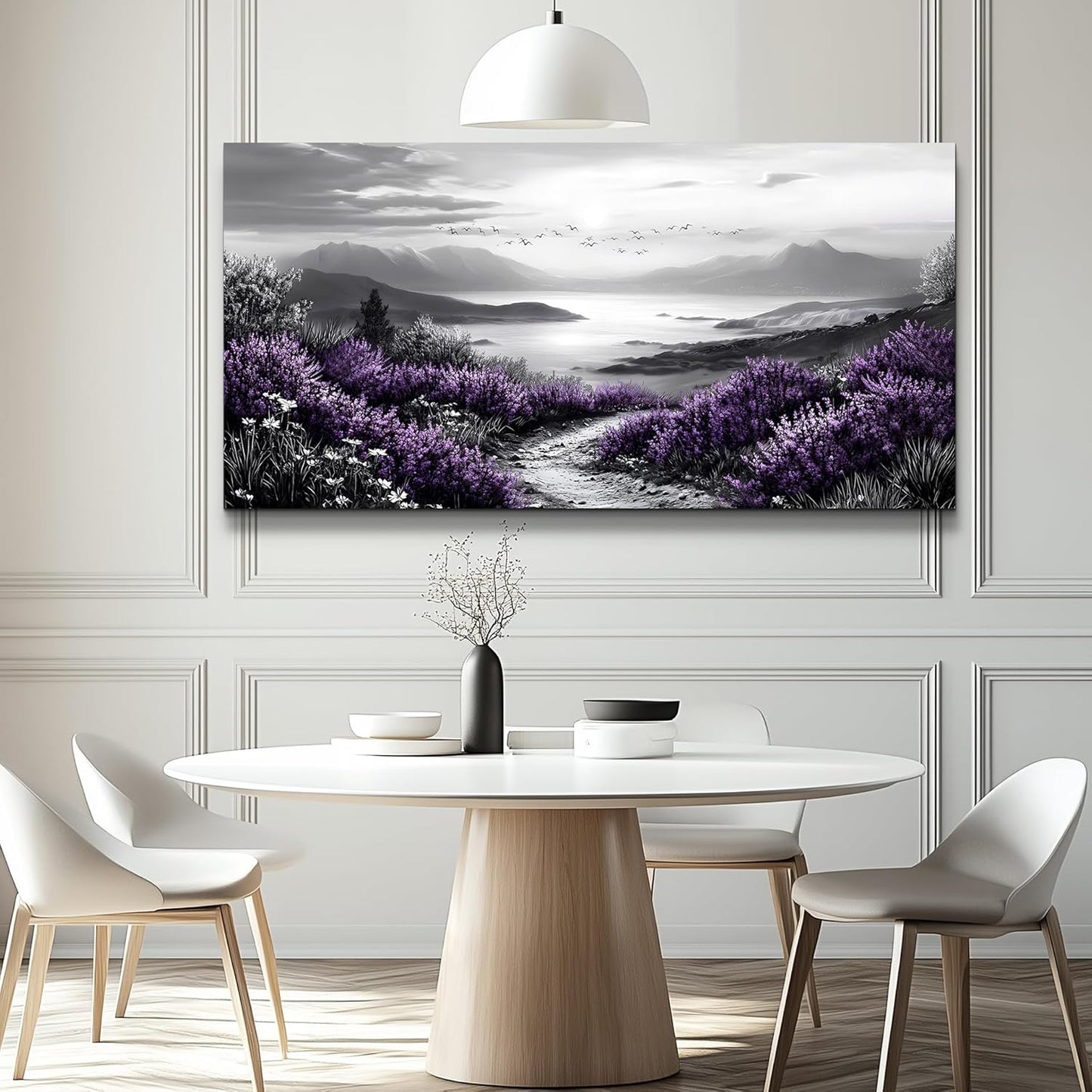 KELIYUAN Large Canvas Wall Artwork Home Decoration Painting Black And White Landscape Modern Print