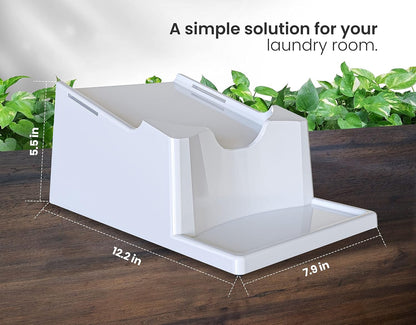 TidyFriend Liquid Laundry Detergent Holder Stand with Drip Tray & Rubber-Grip Feet, Stand for