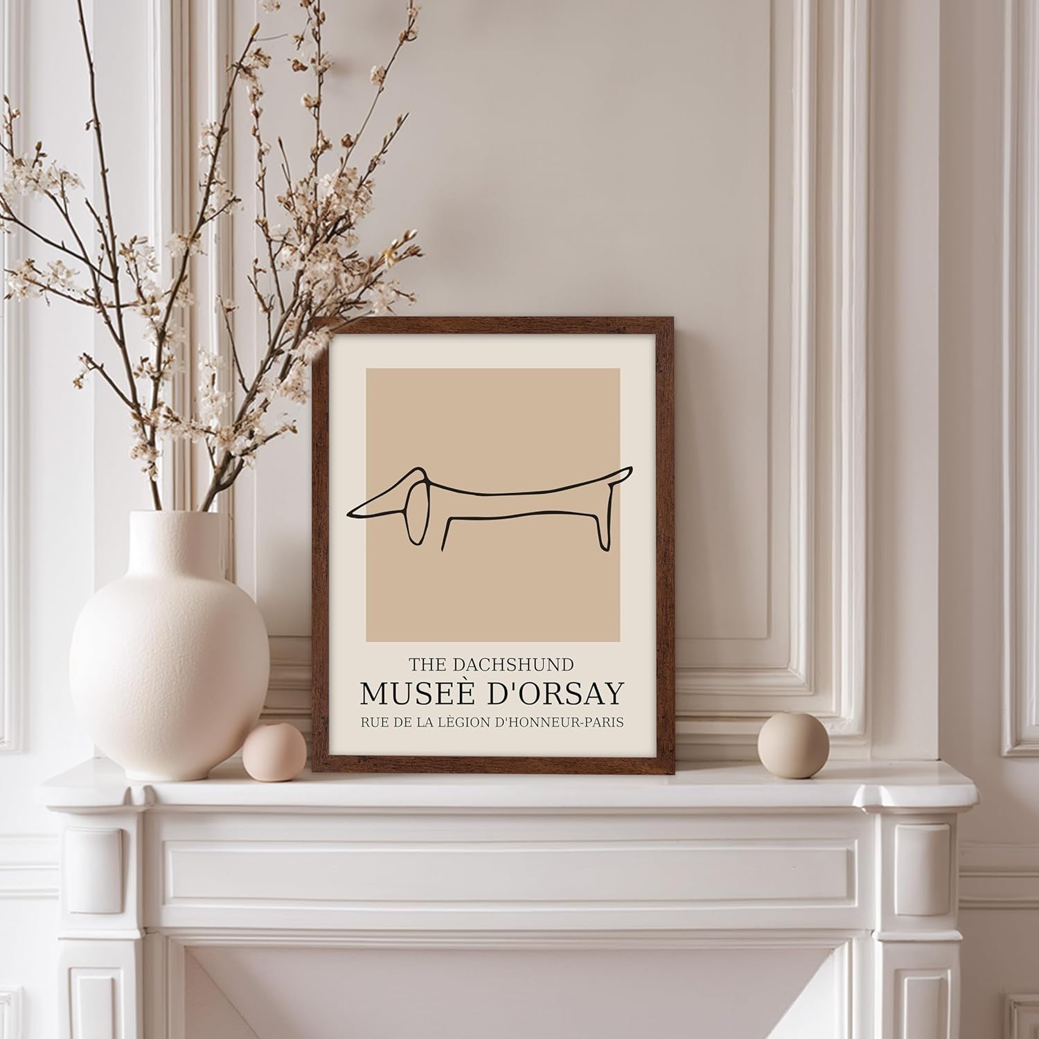 Poster Master Vintage Poster - Retro Minimalist Print - Gift for Artist, Housewarming - Dachshund