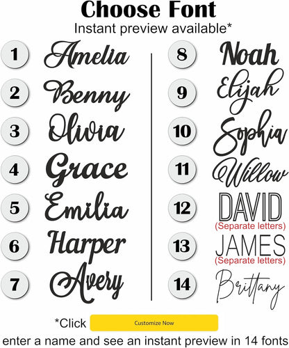 Wooden Name Signs for Nursery Custom Baby Name Sign for Wall Name Signs Personalized Custom Name
