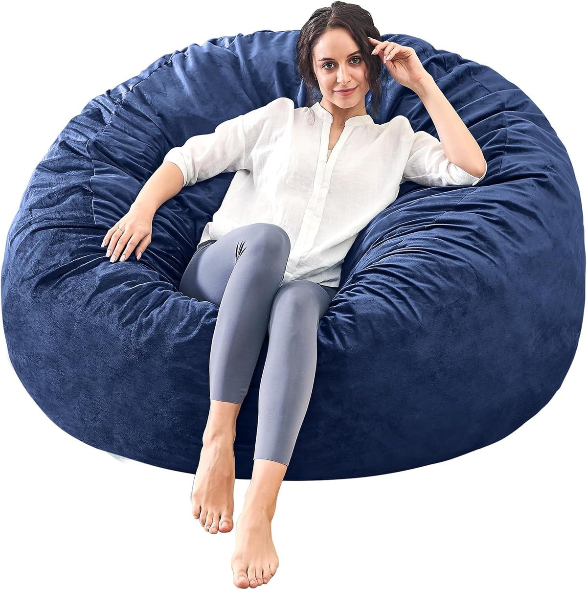 Bean Bag Chairs for Adults - Memory Foam Furniture BeanBag Chair - Kids/Teens Sofa with Soft Micro