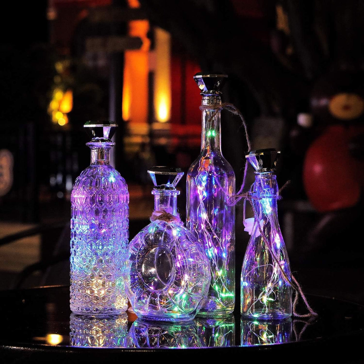 Solar Wine Bottle Lights Outdoor, Cork Lights for Wine Bottles Waterproof, Fairy Lights Solar for