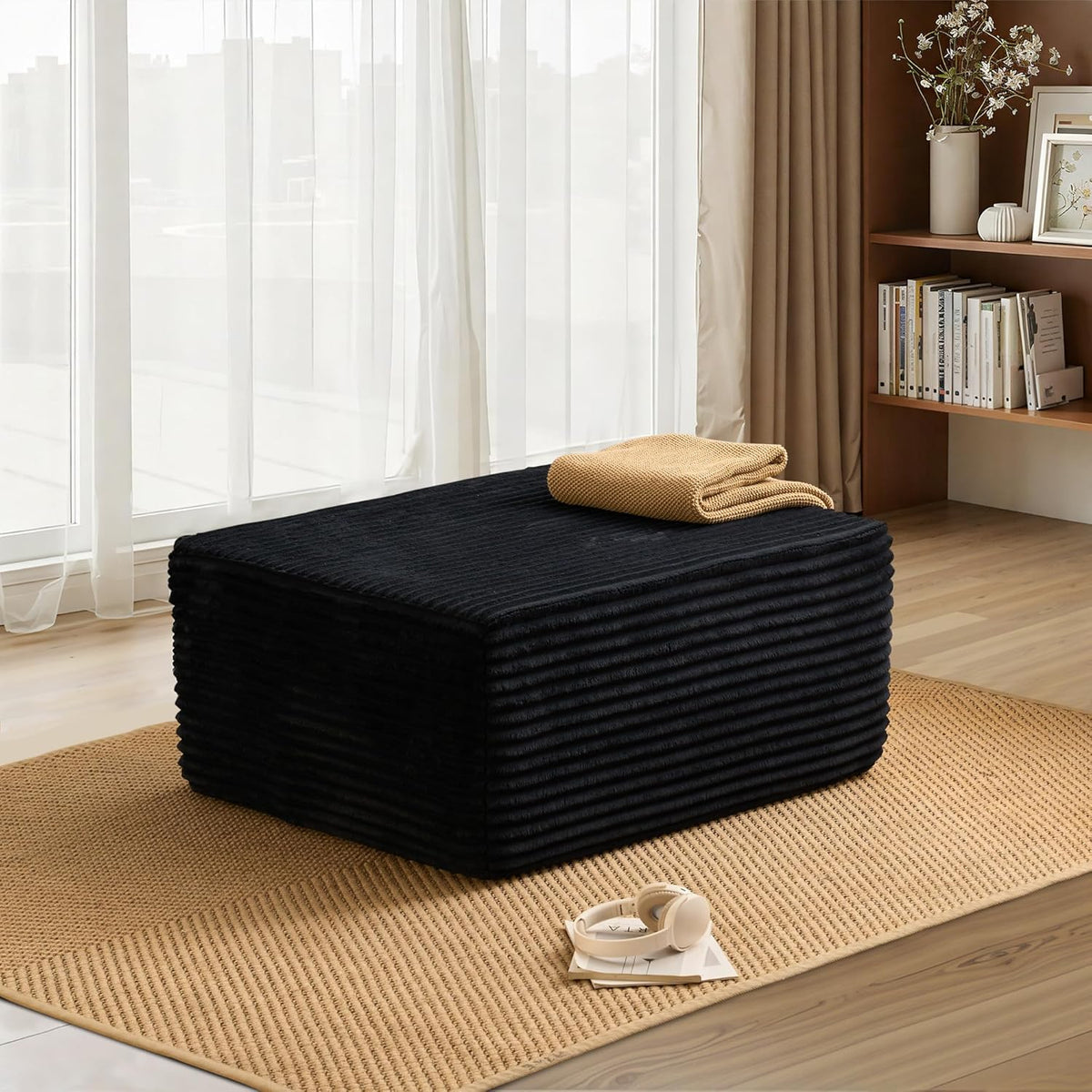 HOOOWOOO Cloud Sectional Couch for Living Room,Modular Sectional Sofa No Assembly,Matching Plush