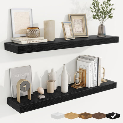 fuqing Floating Shelves for Wall, Bathroom Shelf Wall Mounted for Storage, Shelves with Invisible